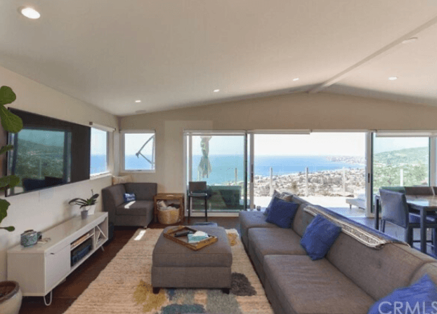 The Laguna Beach living room before Lumina